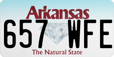 AR license plate 657WFE