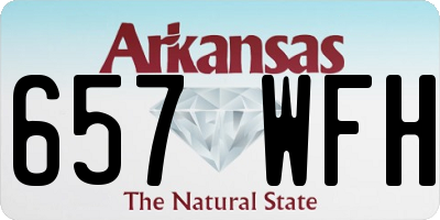 AR license plate 657WFH