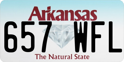 AR license plate 657WFL