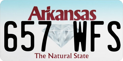 AR license plate 657WFS