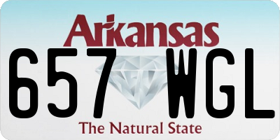 AR license plate 657WGL