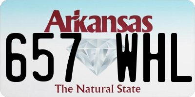 AR license plate 657WHL