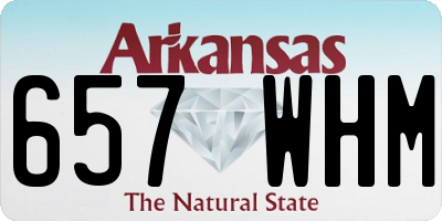 AR license plate 657WHM