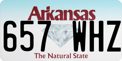 AR license plate 657WHZ