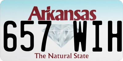 AR license plate 657WIH