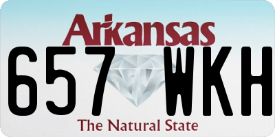 AR license plate 657WKH
