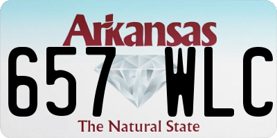 AR license plate 657WLC