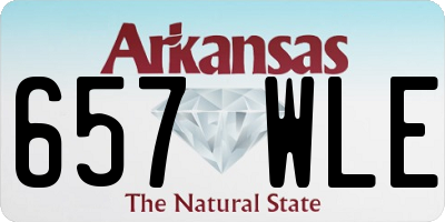 AR license plate 657WLE
