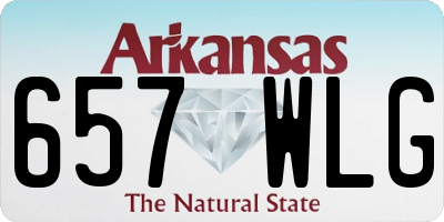 AR license plate 657WLG