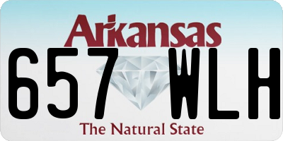AR license plate 657WLH
