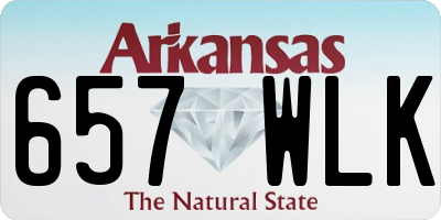 AR license plate 657WLK