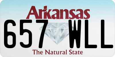 AR license plate 657WLL