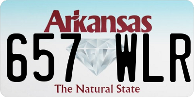 AR license plate 657WLR