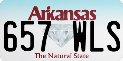 AR license plate 657WLS
