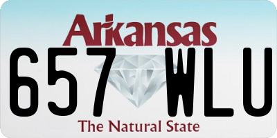 AR license plate 657WLU