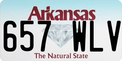 AR license plate 657WLV