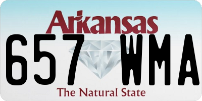 AR license plate 657WMA