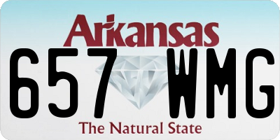 AR license plate 657WMG
