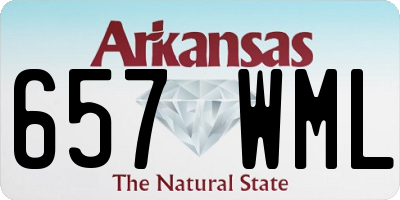 AR license plate 657WML
