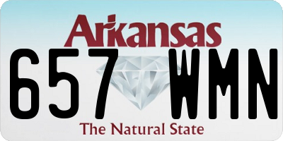 AR license plate 657WMN
