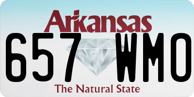 AR license plate 657WMO