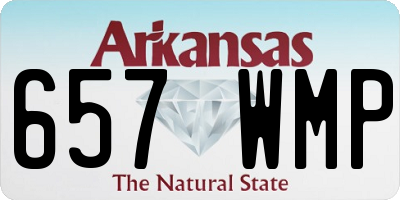 AR license plate 657WMP
