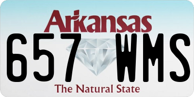 AR license plate 657WMS