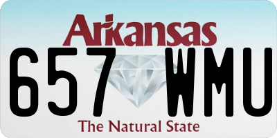 AR license plate 657WMU