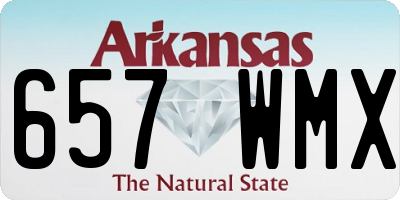 AR license plate 657WMX