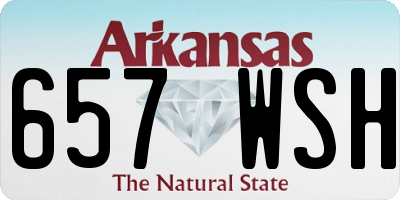 AR license plate 657WSH