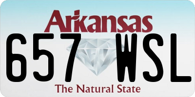 AR license plate 657WSL