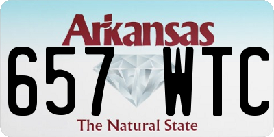 AR license plate 657WTC