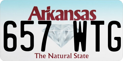 AR license plate 657WTG