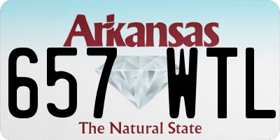 AR license plate 657WTL