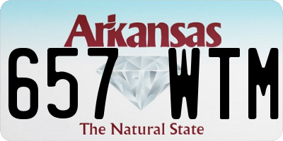 AR license plate 657WTM