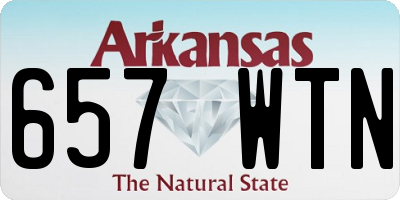 AR license plate 657WTN