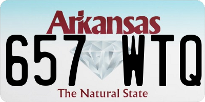 AR license plate 657WTQ