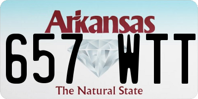 AR license plate 657WTT