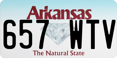 AR license plate 657WTV