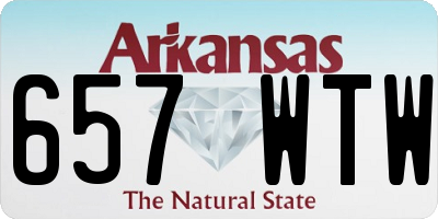 AR license plate 657WTW