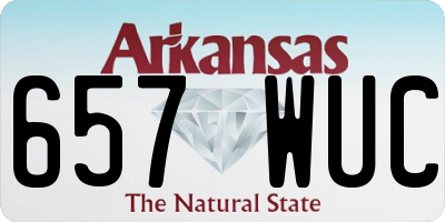 AR license plate 657WUC