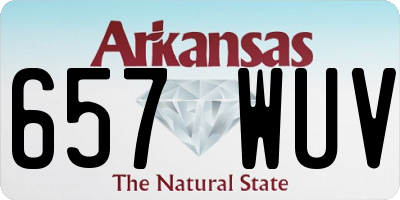 AR license plate 657WUV