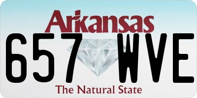AR license plate 657WVE