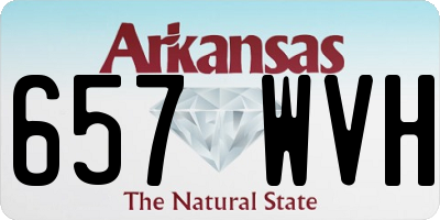 AR license plate 657WVH