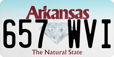 AR license plate 657WVI