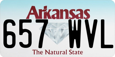 AR license plate 657WVL