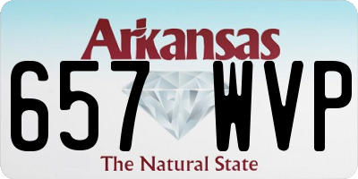 AR license plate 657WVP