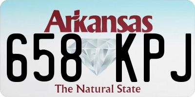 AR license plate 658KPJ