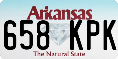 AR license plate 658KPK