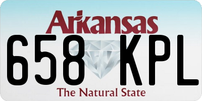 AR license plate 658KPL